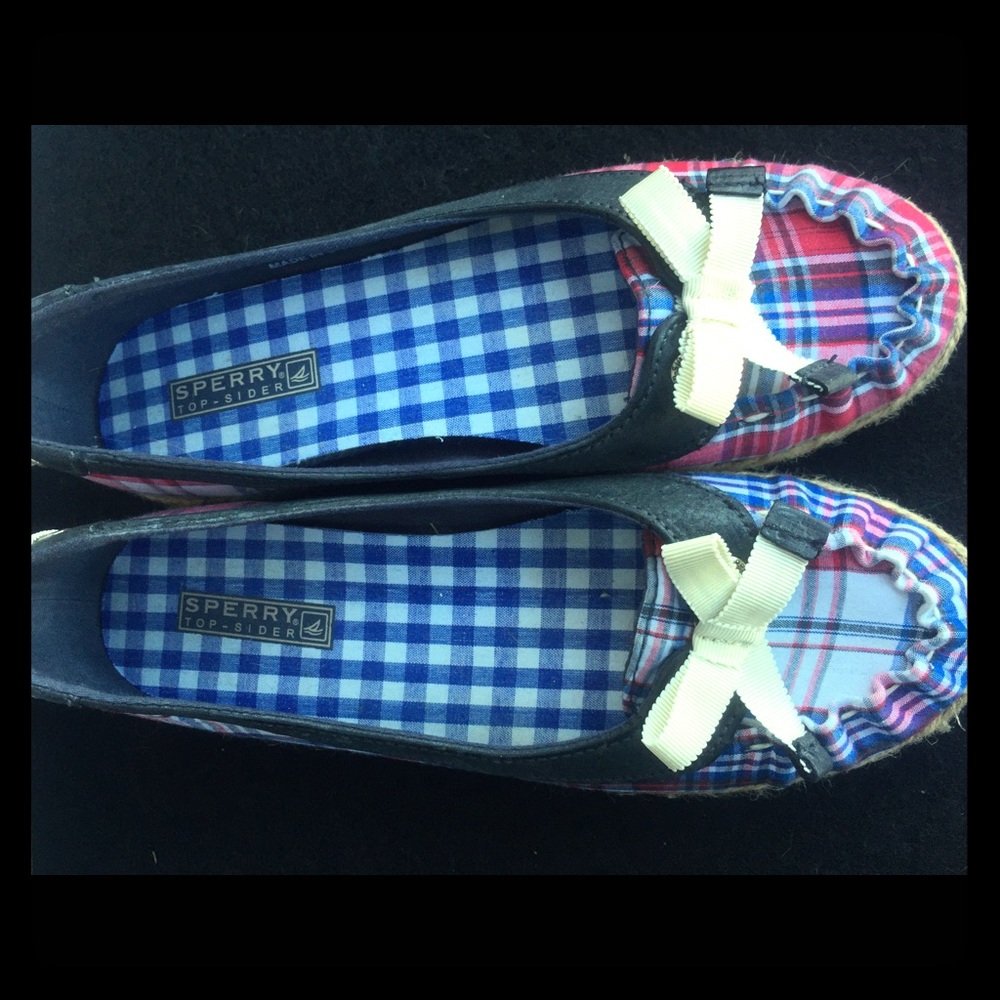 Plaid Sperrys